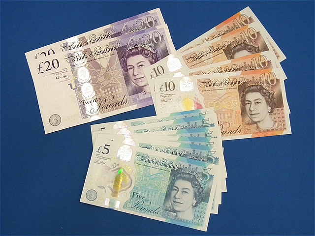 イギリスポンド 旧紙幣 295ポンド-