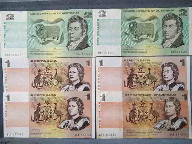 豪ドル 旧紙幣貨幣